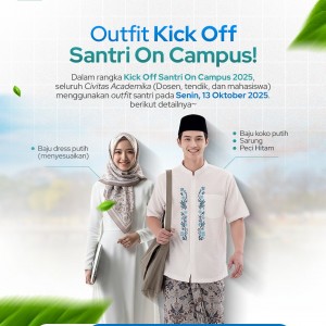 Edaran Pakaian kick off hari santri tahun 2025